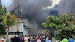 chemical factory fire