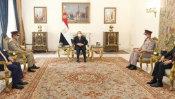 CJCSC Nadeem Raza, Egyptian President Discuss Ways to expand Bilateral ties