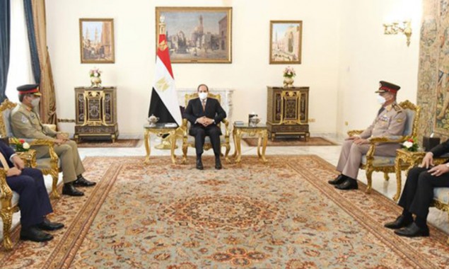 CJCSC Nadeem Raza, Egyptian President Discuss Ways to expand Bilateral ties