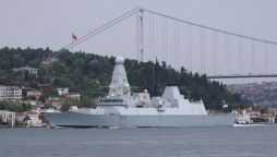 Russia fires warning shots, bombs at British destroyer to hunt it out of Crimea waters