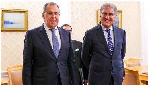 FM Qureshi and Lavrov stresses the prominence of stronger Pak-Russia relations