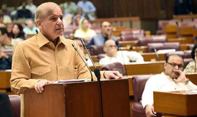 Shahbaz slams international community for inaction on India’s Aug 5 move