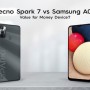 TECNO Spark 7 vs Samsung Galaxy A02s; Budget-Friendly Smartphones Under RS20,000