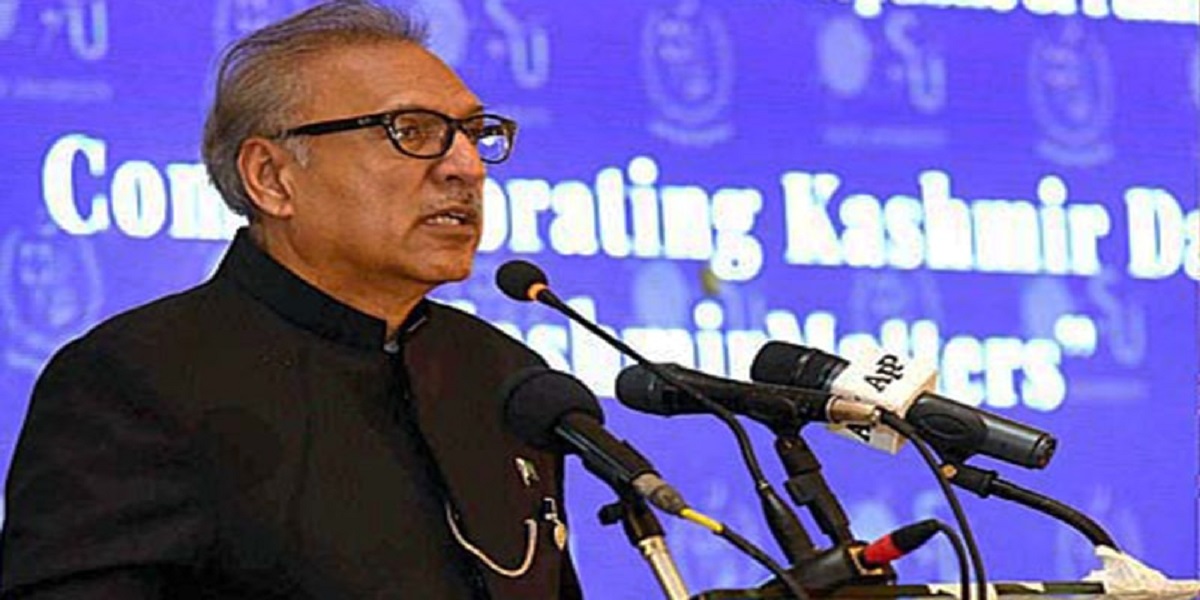 Kashmiris will soon achieve their goal of freedom: President Alvi