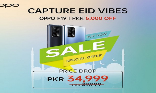 OPPO F19 Gets a Huge Price Cut of Rs5,000 as an EID Offer