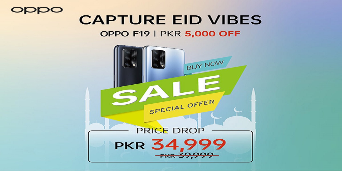 OPPO F19 Gets a Huge Price Cut of Rs5,000 as an EID Offer