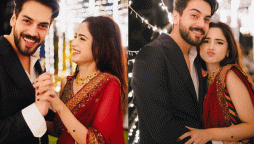 PHOTOS:  Aima Baig and Shabaz Shigri’s Engagement Pictures Go Viral