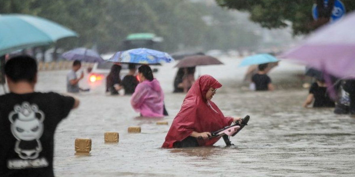China rain floods