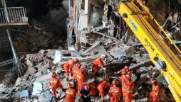 China: Hotel Collapse Kills 17, Rescuers Still In search for survivors