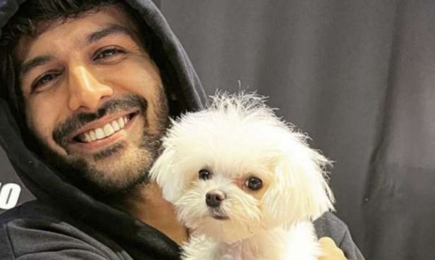 Kartik Aaryan shares cute photos with his new furry friend