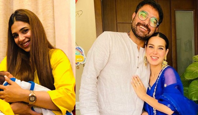 Sonya Hussyn Goes to meet Iqra And Yasir’s newborn Baby boy