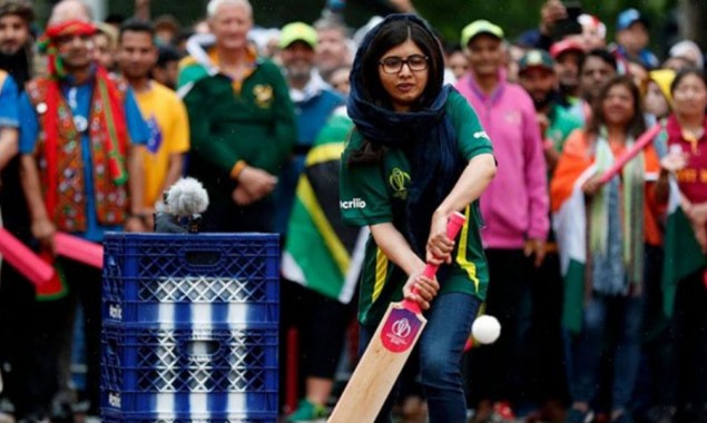 Malala encourages girls to try cricket
