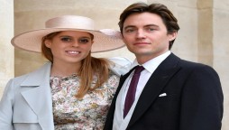 Princess Beatrice’s husband writes her a passionate tribute on their first anniversary