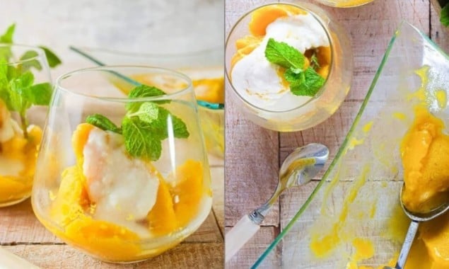 Recipe: Beat the summer heat with a frozen mango dessert