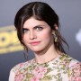 Alexandra Daddario looks stunning as she walks down the red carpet with pals