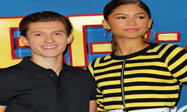 Zendaya relaxes in the car as boyfriend Tom Holland loads up the SUV