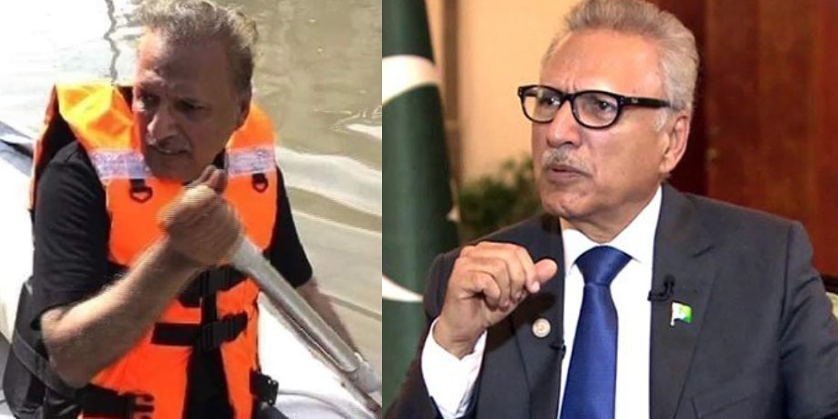 Islamabad Flooding Arif Alvi