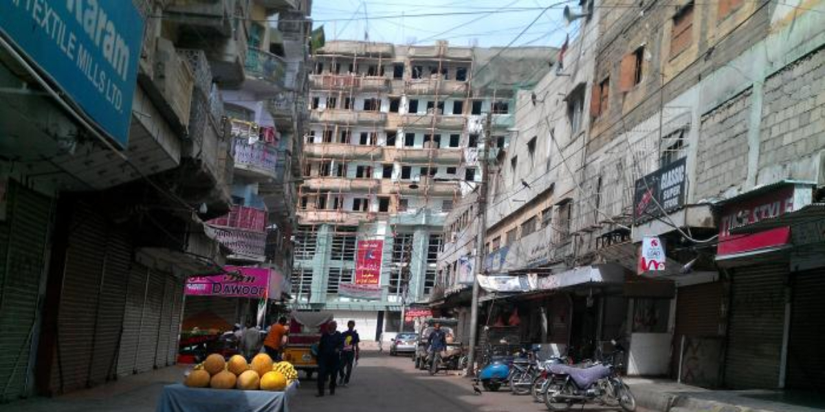 Jubilee Market Karachi demolition