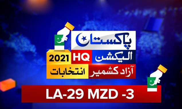 LA 29 MZD 3 – AJK Election Results 2021