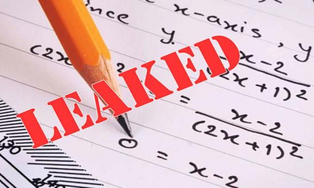 Ninth mathematics paper leaked 15 minutes before Board exam Today