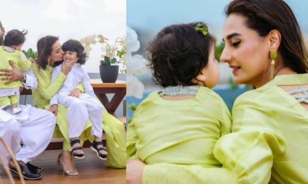 Momal Sheikh Sets Family Goals in These Elegant Clicks On Eid-ul-Adha