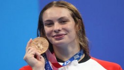 Penny Oleksiak bronze medal