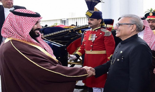 President Alvi calls for enhanced economic cooperation with Saudi Arabia