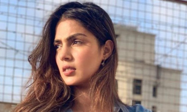 Rhea Chakraborty shows off a photo of herself while she recovers