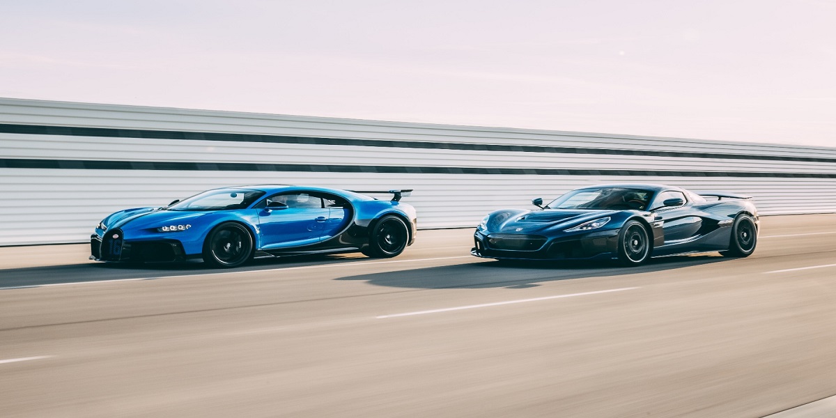 Bugatti has partnered with Rimac, a manufacturer of electric hypercars