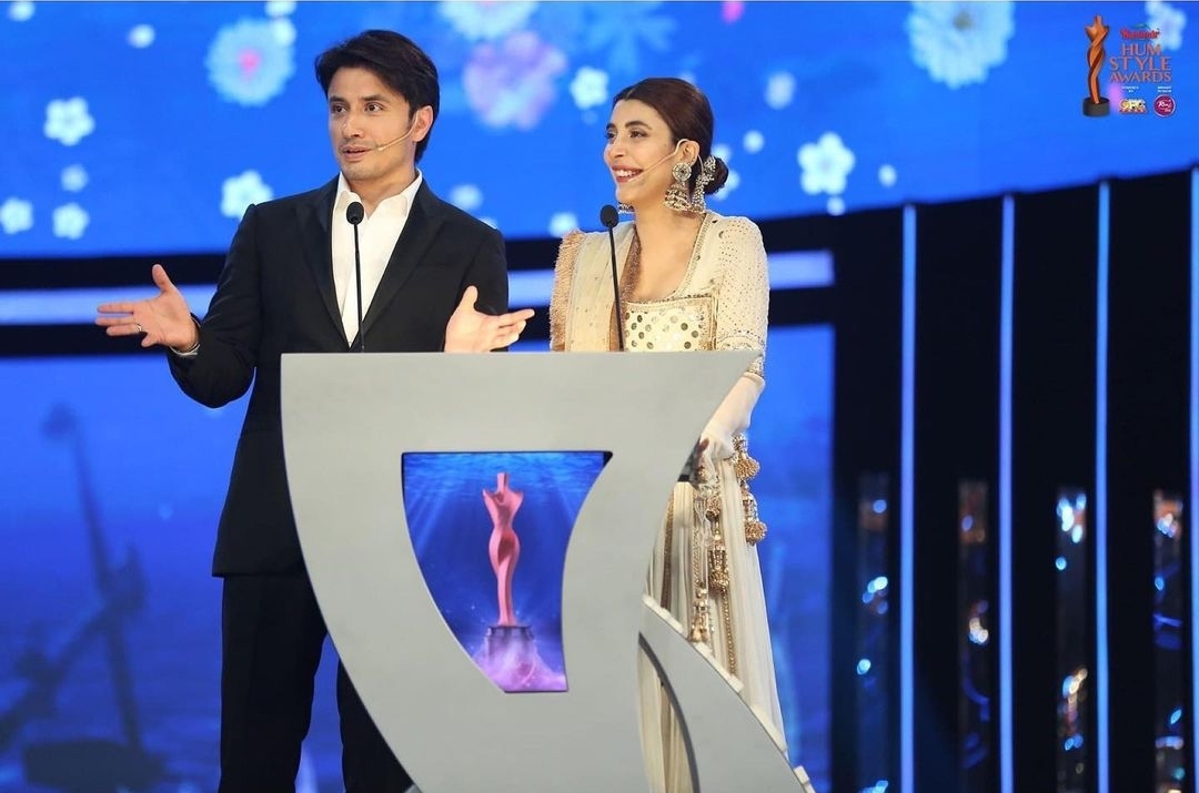 Ali Zafar and actress Urva Hussain, hosted the award show.