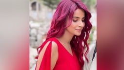 Saba Qamar transforms her hair in red, fans shocked