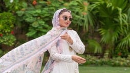 Ayeza Khan Makes Eid Look Cool With Black Goggles