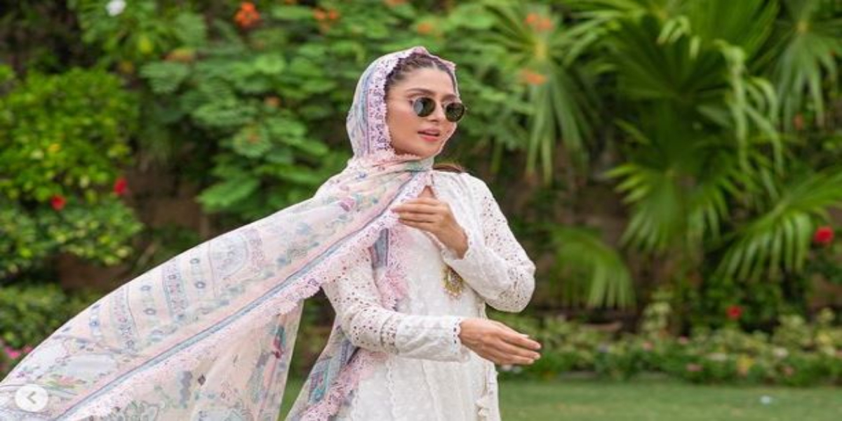 Ayeza Khan Makes Eid Look Cool With Black Goggles
