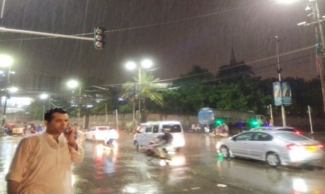 Overnight Rainfall Causes Waterlogged, More Rain Predicted In Karachi