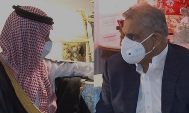COAS Bajwa Meets Saudi Foreign Minister Prince Faisal Bin Farhan Al Saud
