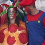 Euro 2020: Italian fans dress up as Mario and pizza to attend the final