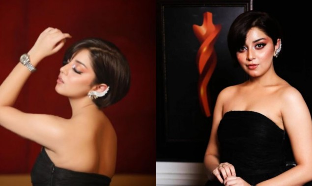 Alizeh Shah Displays More Snaps In Strapless Gown Despite Being Criticized