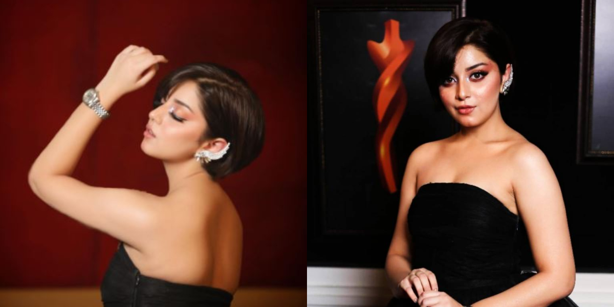 Alizeh Shah new pictures in black gown