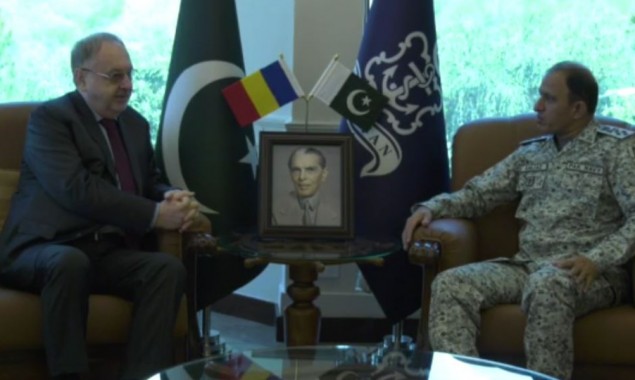 CNS Nazi meets Ambassador of Romania To Pakistan