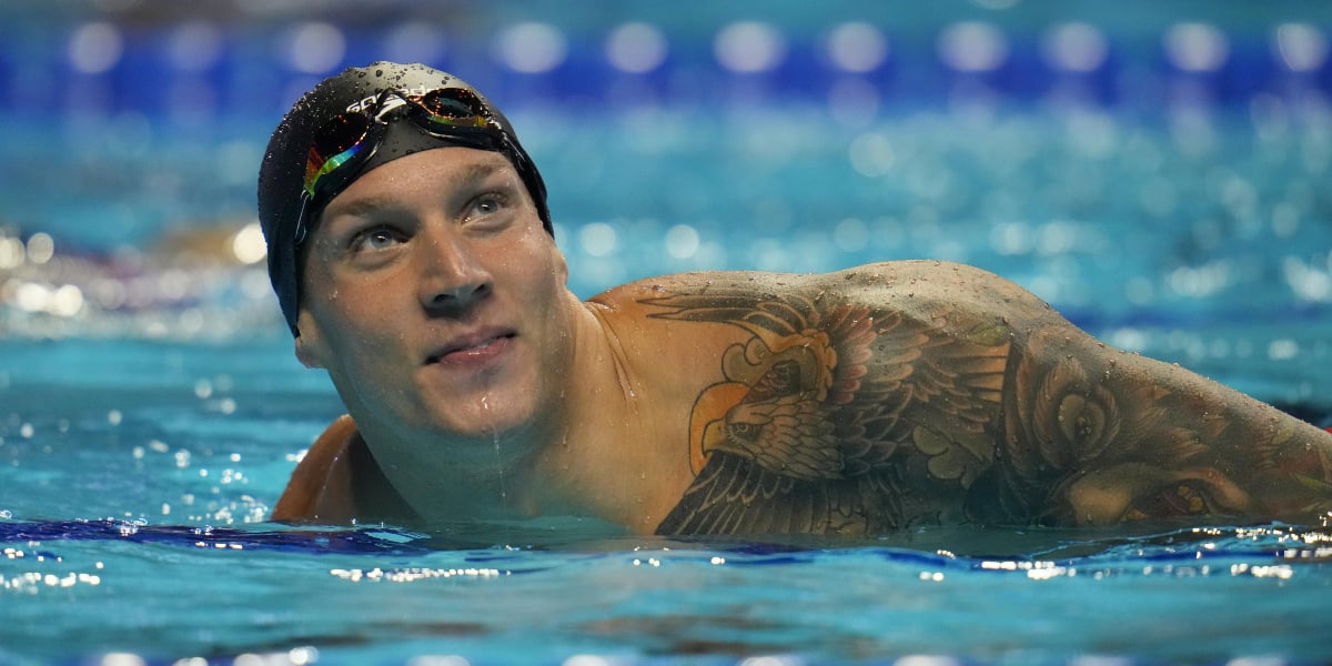 Caeleb Dressel wins gold medal in men's 100 freestyle at Tokyo Olympics