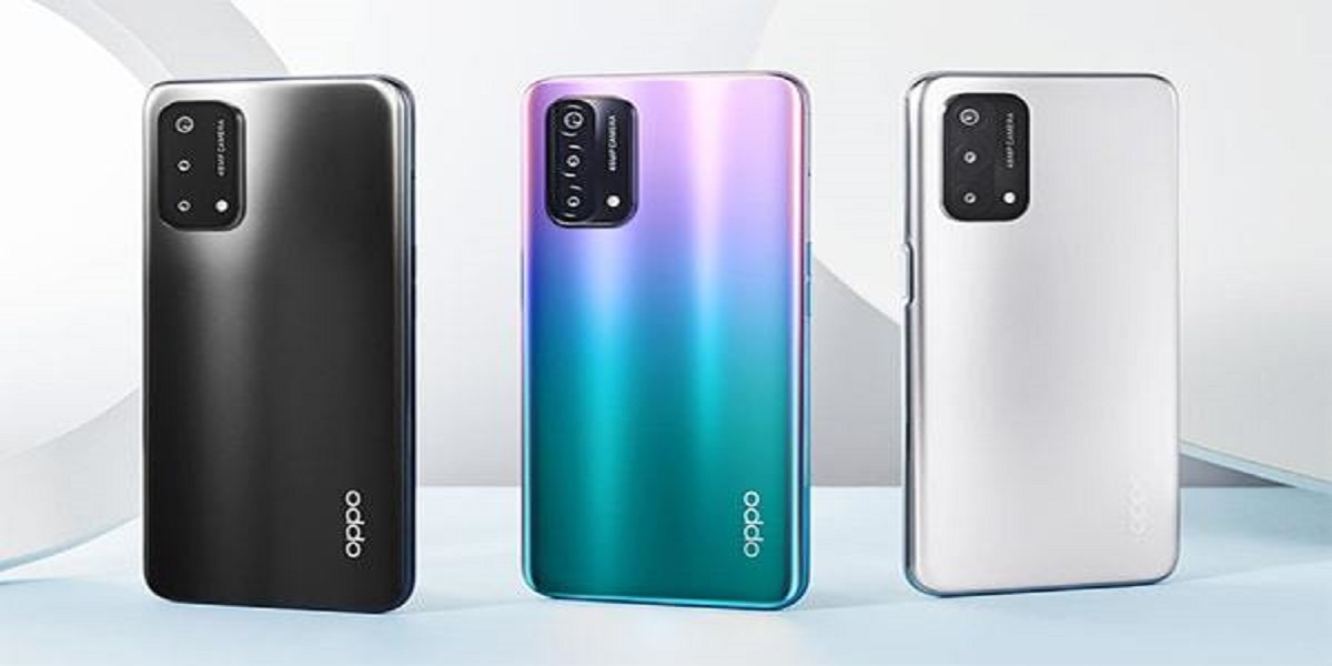 OPPO A93s 5G has just been announced, and it is almost similar to OPPO A93 5G. The only difference between them is the chipset. The new phone is powered by the MediaTek Dimensity 700, the rest of the specifications remain the same. The OPPO A53s 5G has a 6.5" LCD with a 90Hz display and FullHD+ resolution. It has a punch-hole cutout located at the corner with an 8MP selfie shooter within it, which has an f/2.0 lens. The phone offers similar back cameras as OPPO A93 5G; a 48MP main, a 2MP depth, and a 2MP macro. However, the design is quite different than its predecessor. The arrangement in L-formation now with the LED flash underneath them. The battery is also similar - a 5,000 mAh. however, instead of Snapdragon 480 chipset in A93 5G, OPPO A93s 5G hosts a Dimensity 700 chipset. This also allows the phone up to 18W fast charging. OPPO provides all the current available to its users, putting the 9V/2A charger in the retail box. OPPO A93s 5G runs on Android 11 based ColorOS 11. It supports dual 5G standby and all the latest WiFi and Bluetooth standrds. Currently, OPPO A93s 5G is offered with 8GB RAM and 256GB storage.  Color options are Black, Blue, and White. It is currently only available in China at the price tag of CNY1,999 (approximately Rs49,599). The first sale is scheduled for July 30. [embedpost slug = "/oppo-watch-2-leaked-images-reveal-calling-support/"]
