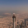 Emirates shoots a new commercial at the top of Burj Khalifa