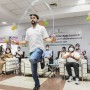 Sports Minister Anurag Thakur shows off his skipping skills