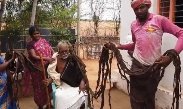 Meet a 95-year-old man who has never had a haircut in his life