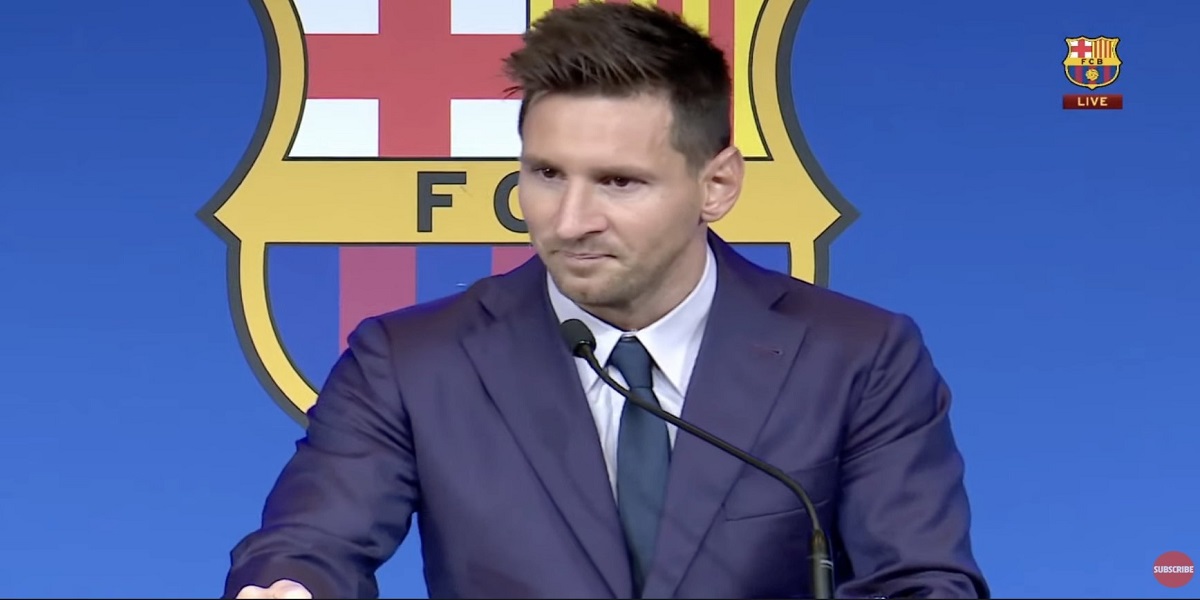 Lionel Messi In Tears As He Confirms His Exit From Barcelona