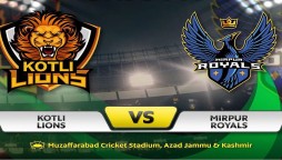 KPL live score: Kotli Lions vs Mirpur Royals, match 11
