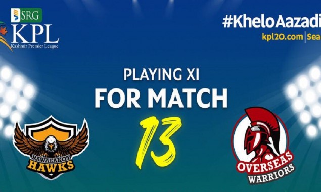 KPL 2021: Rawalakot Hawks set the target of 146 runs for Overseas Warriors