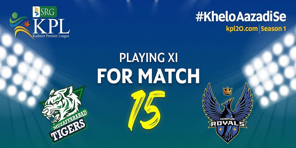 KPL 2021: Muzaffarabad Tigers set the target of 228 runs for Mirpur Royals