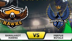 Rawalakot Hawks win the match and qualify for the finals