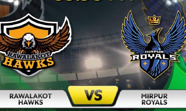Rawalakot Hawks win the match and qualify for the finals